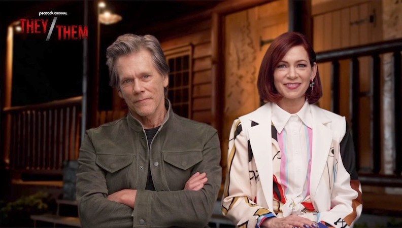 They/Them Interview: Kevin Bacon & Carrie Preston Discuss Unique Slasher