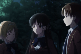 Kushida, Horikita, and Ayanokoji in Classroom of the Elite Season 2