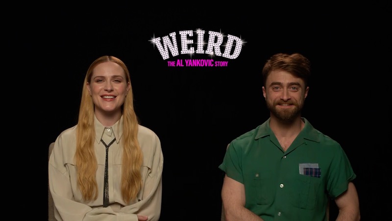 Interview: Daniel Radcliffe & Evan Rachel Wood on Weird: The Al Yankovic Story's Intense Makeout Sessions