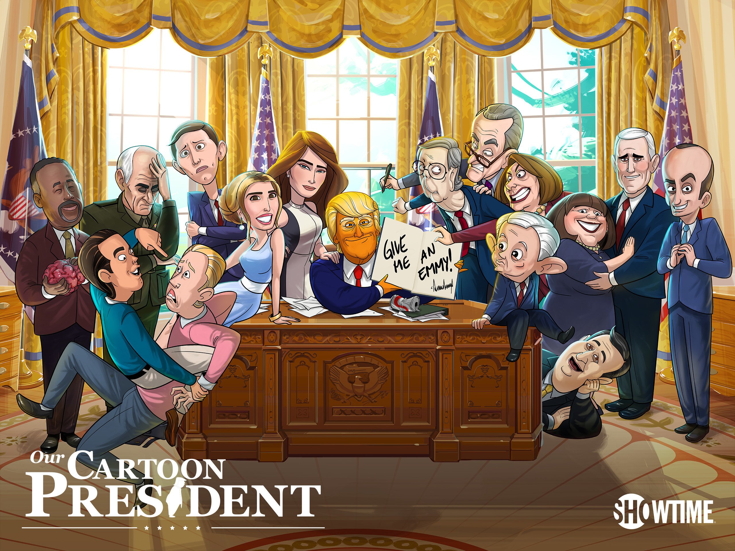 Our Cartoon President on Showtime
