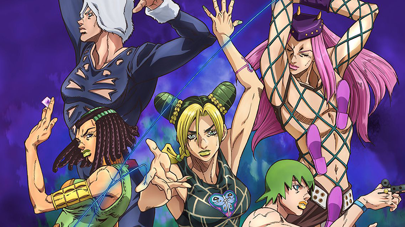 The JOJOLands is here! on X: NEW CONCEPT ART OF THE MAIN STANDS IN PART 6  Kujoh Jolyne stand: Stone Free; Kujoh Jotaro stand: Star Platinum; Ermes  Costello stand: Kiss; F.F stand