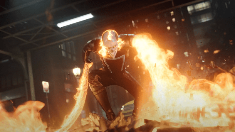 Midnight Suns Ghost Rider Gameplay Showcase Previews Large Attacks