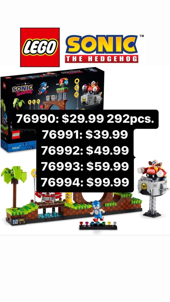 5 New Sonic Lego Sets Are on the Way