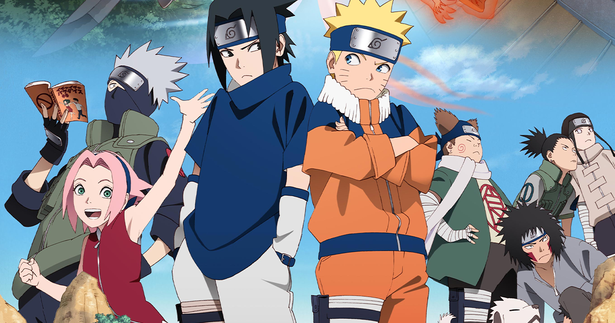 Young Naruto standing PNG Image