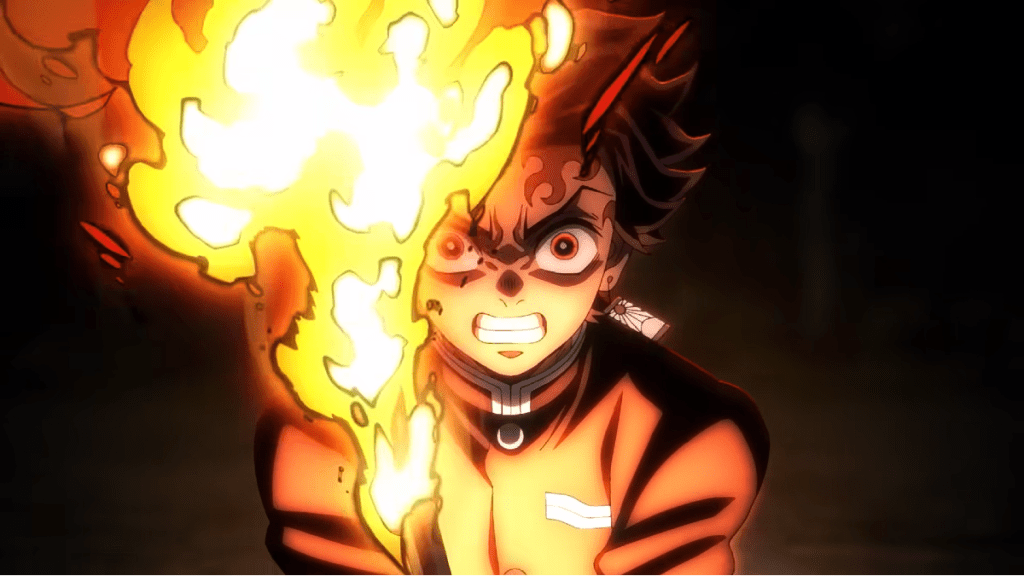 Kimetsu No Yaiba Demon Slayer Episode 13 - Tanjiro on fire 