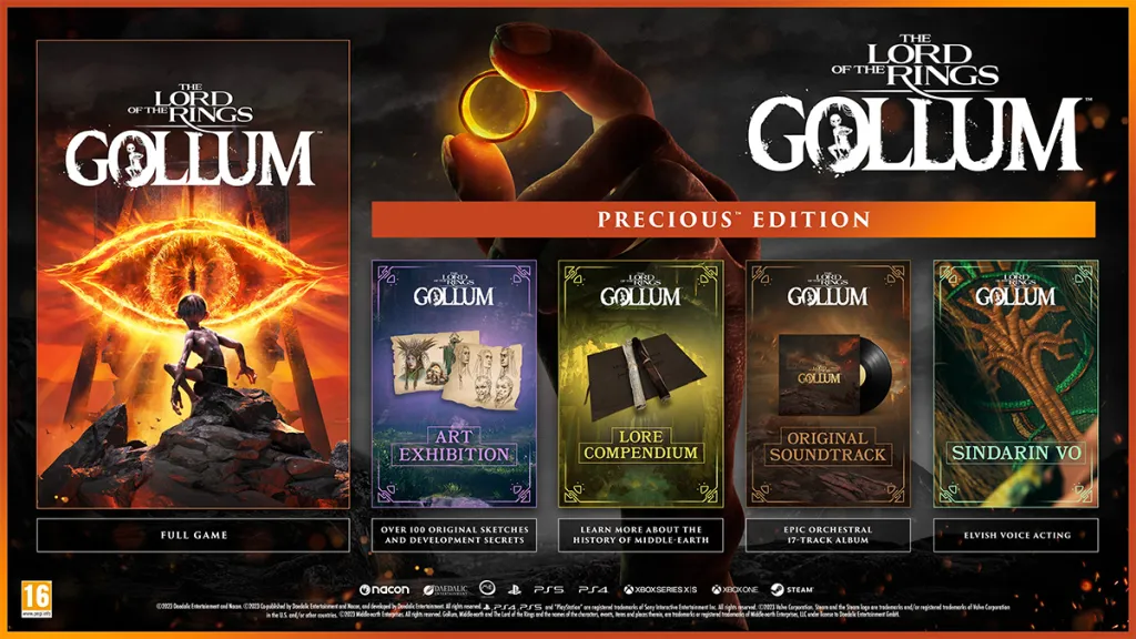 Il Signore degli Anelli: Gollum: Il contenuto della preziosa edizione è stato rivelato