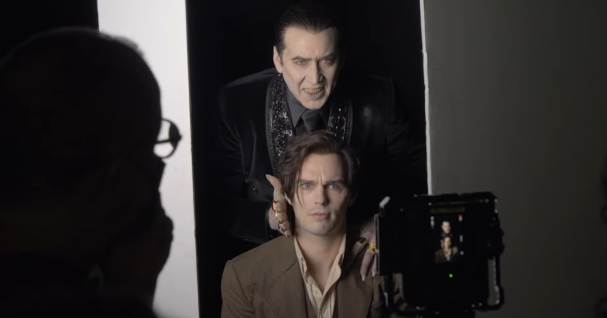 Renfield Video Highlights Nic Cage & Nicholas Hoult’s Characters