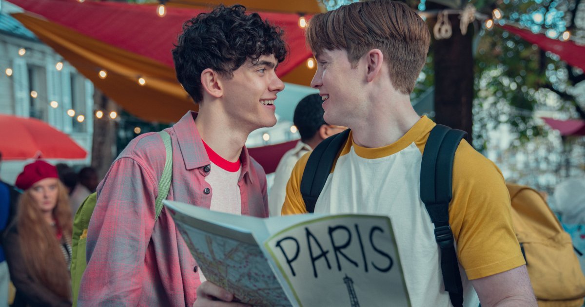 Aperçu des photos de la saison 2 de Heartstopper L’escapade parisienne de Nick et Charlie