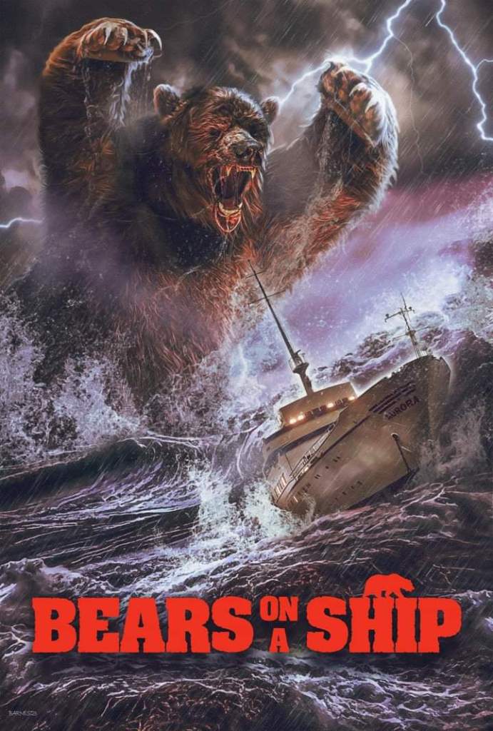 Bears on a Ship Poster Gives Snakes on a Plane Vibes