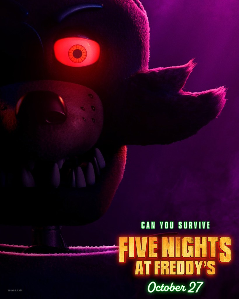 Five Nights at Freddy's Movie Posters Highlight Scary Animatronics