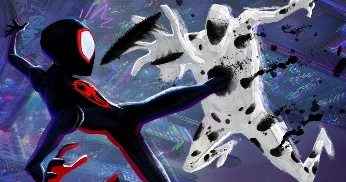 Across the Spider-Verse spins a mighty web