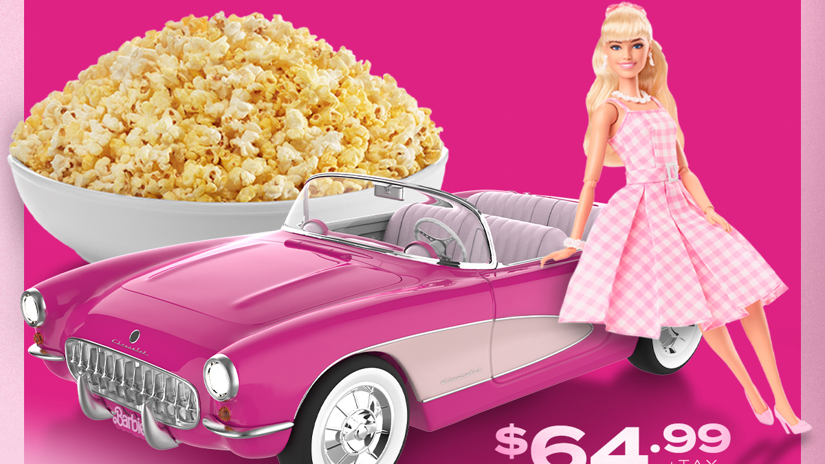 Cinemark Mean Girls Popcorn Bucket and Pink Tumbler, Cinemark Theaters