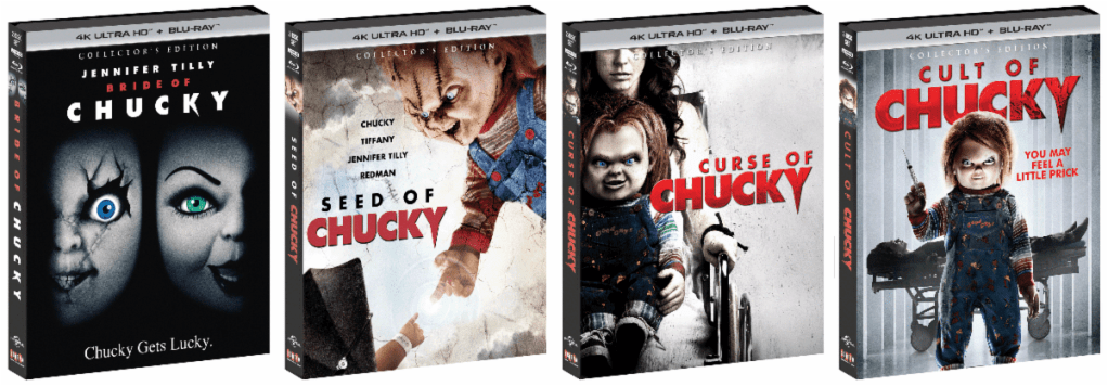 Chucky 4-7 4K Collector’s Edition Date de sortie et caractéristiques spéciales détaillées