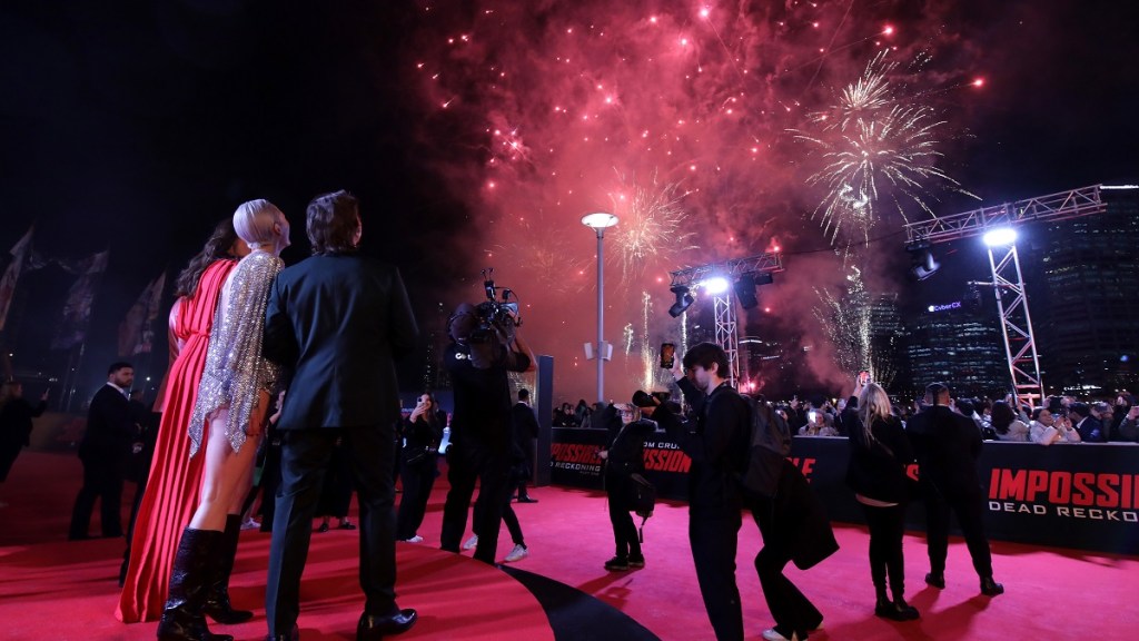 Mission: Impossible Dead Reckoning Australia Premiere Featured Tom Cruise & Fireworks