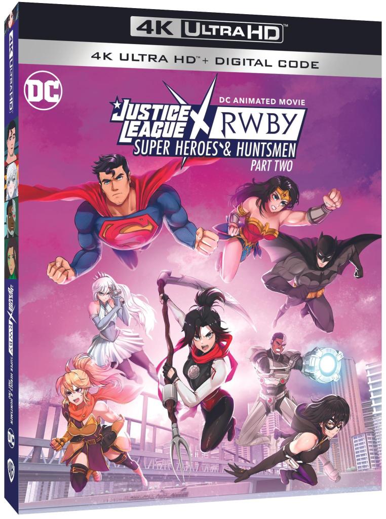 Justice League x RWBY Part 2 4K & Bluray Release Date, Special Features