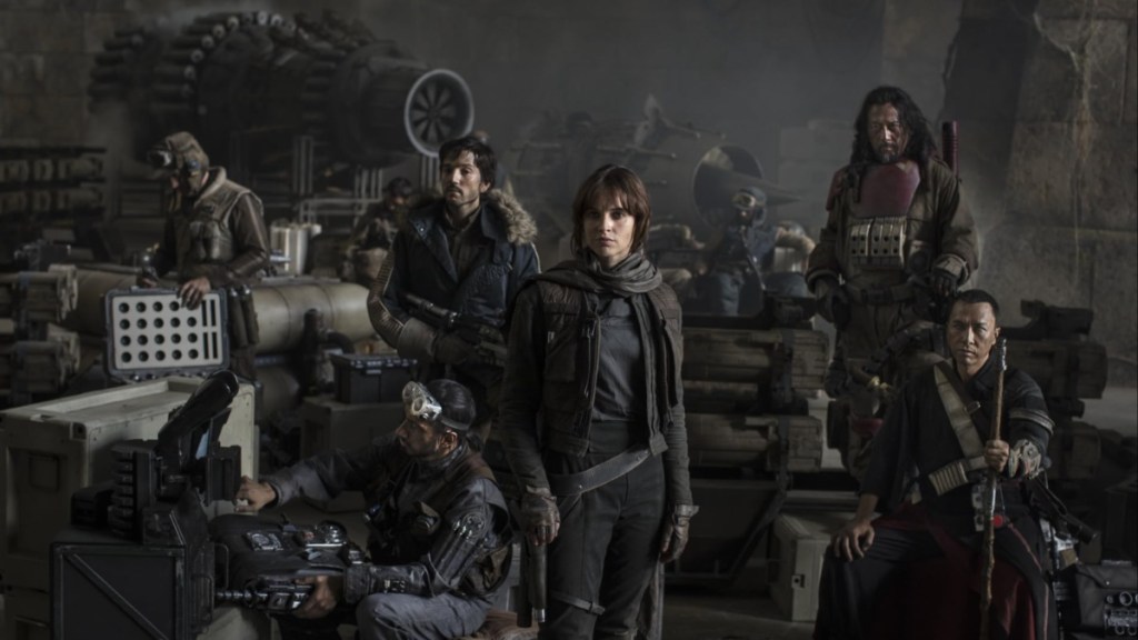 The cast of Gareth Edwards' Rogue One