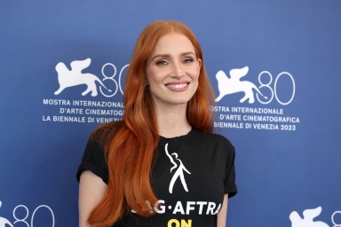 Jessica Chastain Was ‘Incredibly Nervous’ to Attend Venice Film Festival