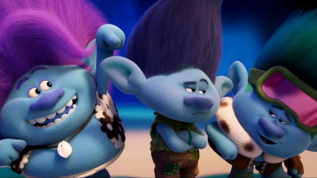 Trolls Band Together Clip Shows Justin Timberlake's Branch Performing a 'I Want You Back' Medley