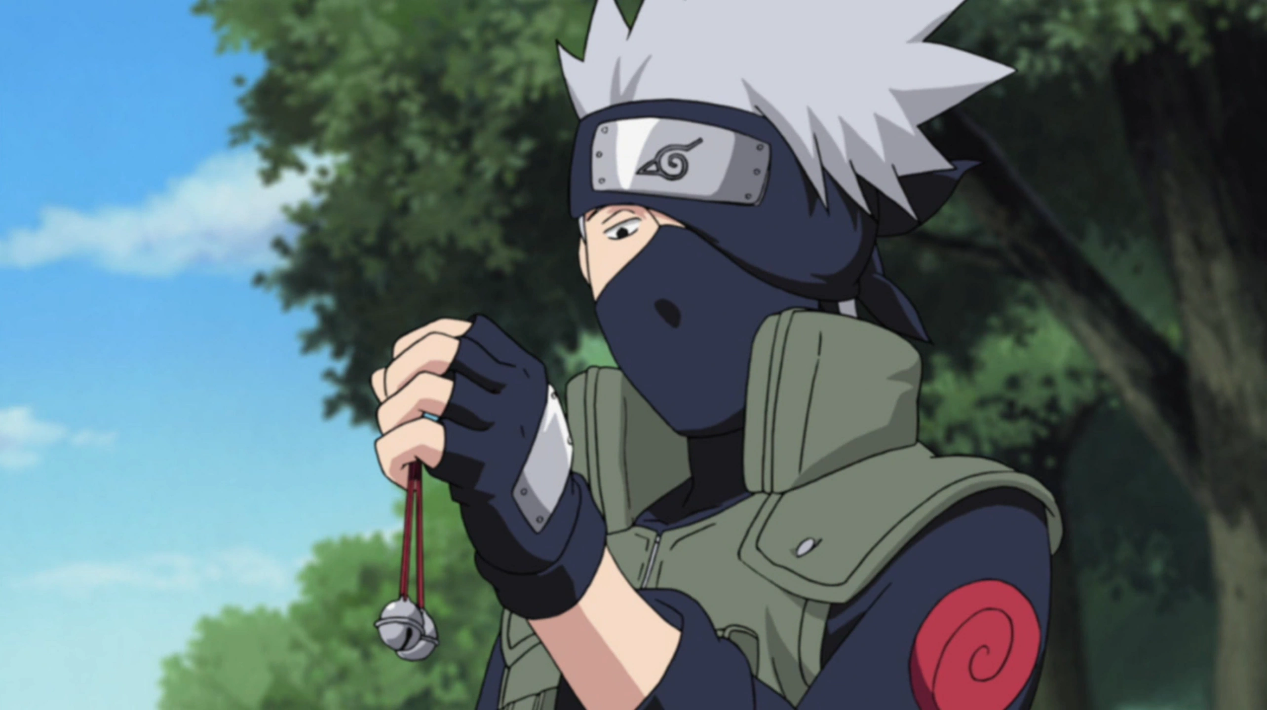 Kakashi hatake revealing his face