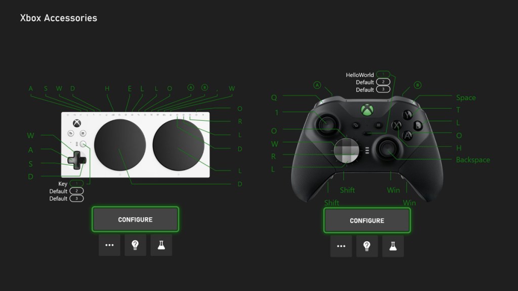 Xbox controller keyboard maping