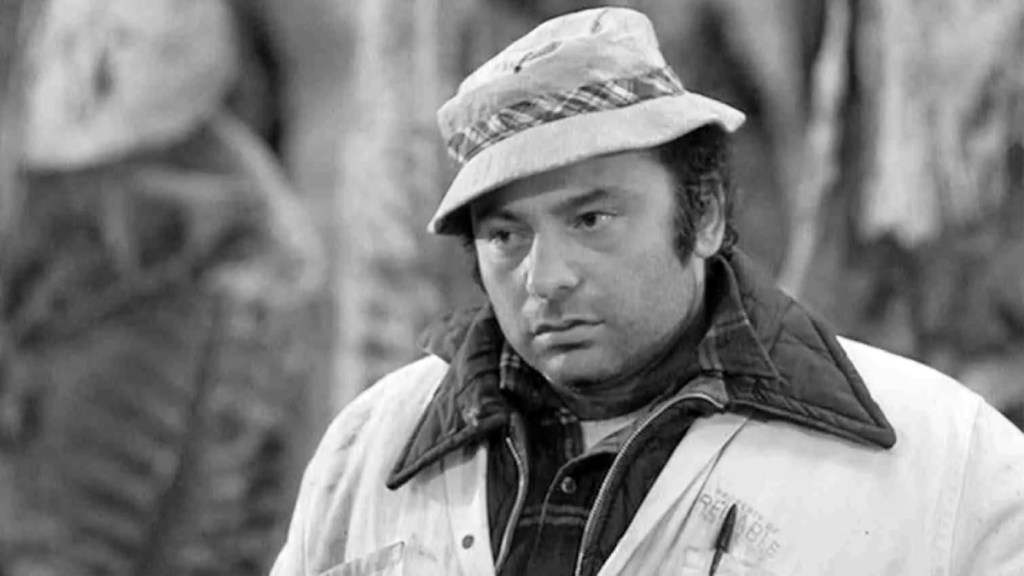 Black-and-white image of Burt Young in Rocky
