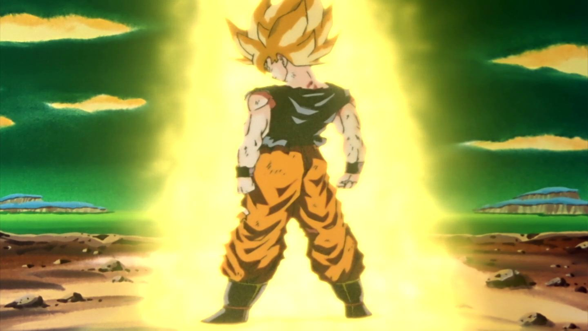 Goku Turns Into Super Saiyan 5 For The First Time. 