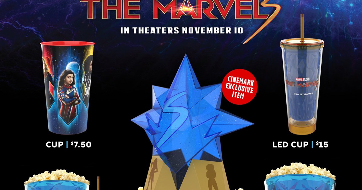 The Marvels Popcorn Bucket: Where to Buy the Container, Tub, and LED Cup