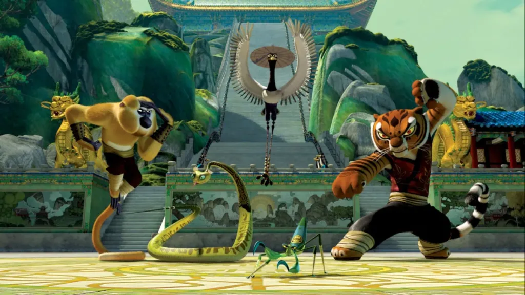 Kung Fu Panda 4 Furious 5 trailer return tigress mantis monkey viper crane
