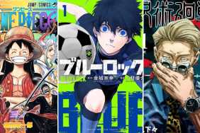 One Piece, Blue Lock, Jujutsu Kaisen cover images