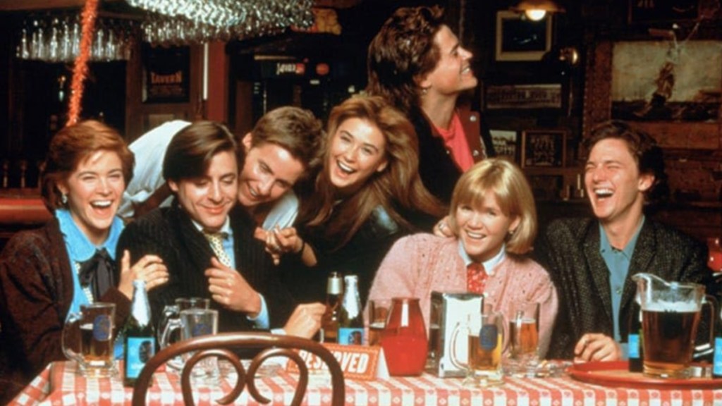 The Brat Pack in St. Elmo's Fire