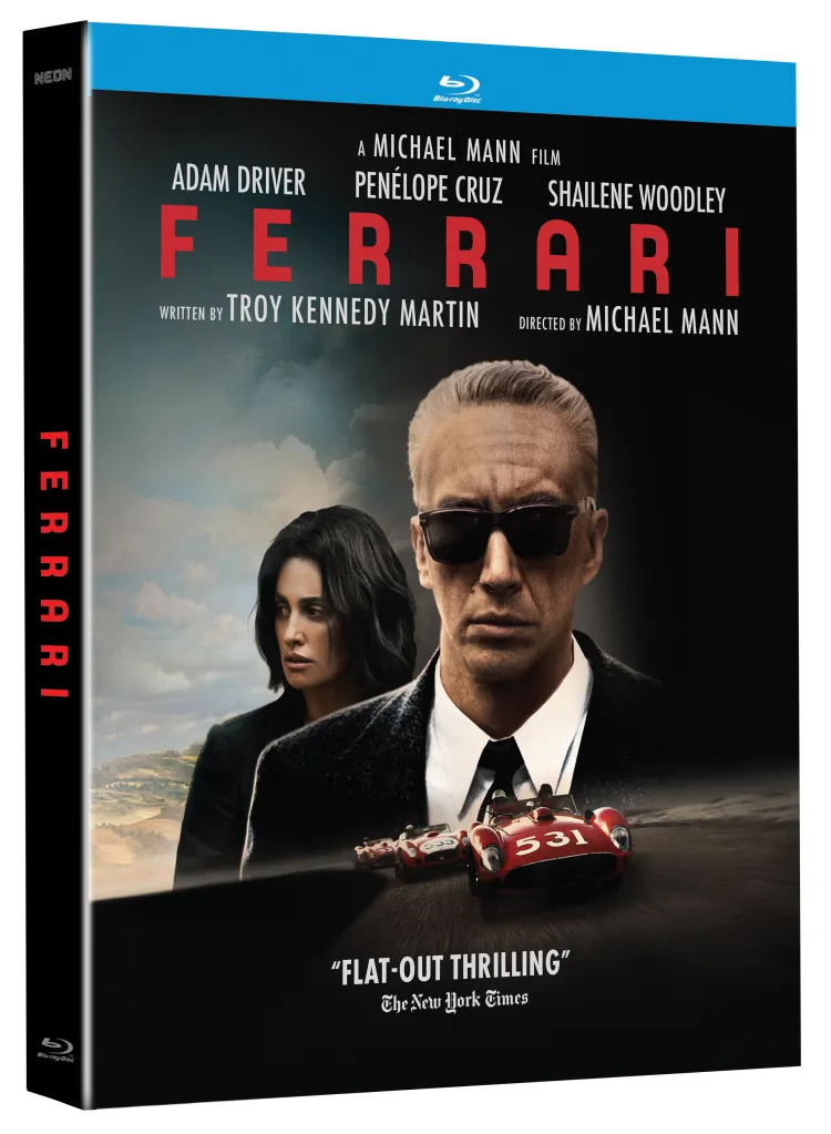 Ferrari Digital, Blu-ray & DVD Release Date Set for Adam Driver Movie