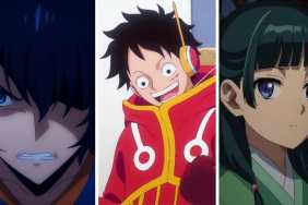 Jinwoo, Luffy, and Maomao from Solo Leveling, One Piece, and The Apothecary Diaries