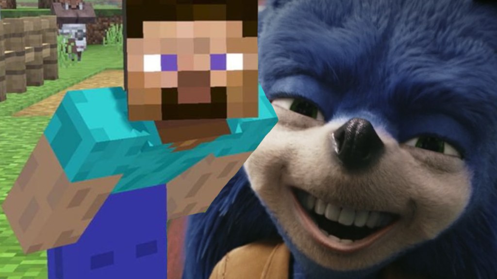 Minecraft Ugly Sonic