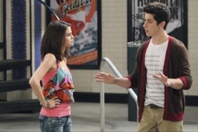 Selena Gomez and David Henrie in Wizards of Waverly Place