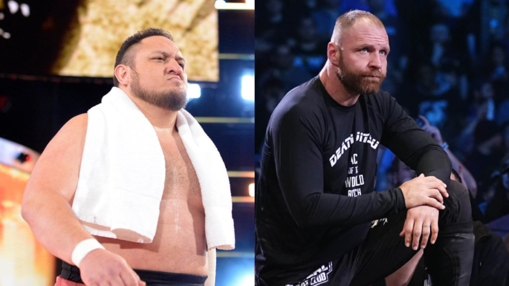 AEW stars Samoa Joe and Jon Moxley