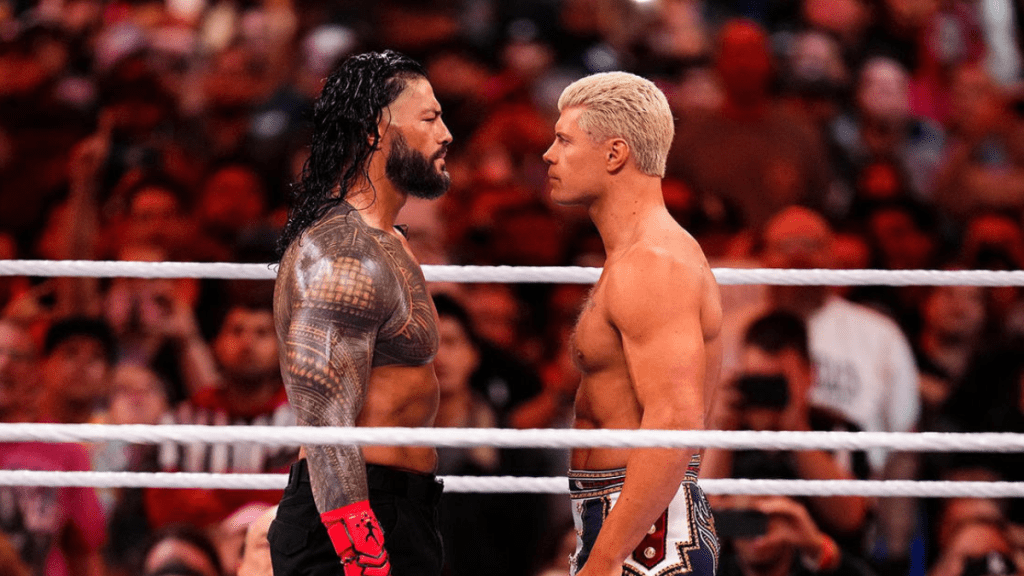 WWE Superstars Roman Reigns and Cody Rhodes