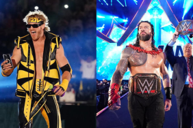 WWE Superstars Logan Paul and Roman Reigns