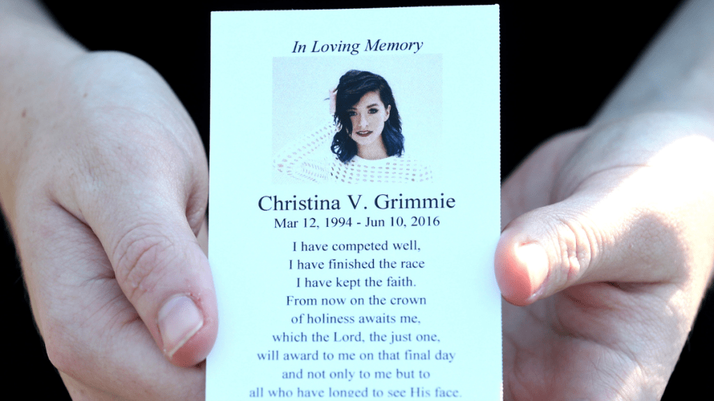 Christina Grimmie's autopsy report