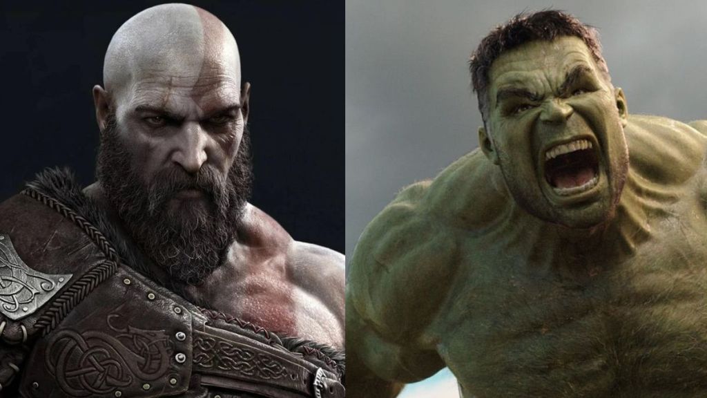 hulk vs kratos who would win fight battle who is stronger