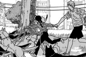 Nayuta and Denji in Chainsaw Man manga chapter 155