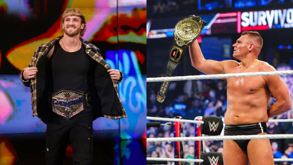 WWE Superstars Logan Paul and Gunther