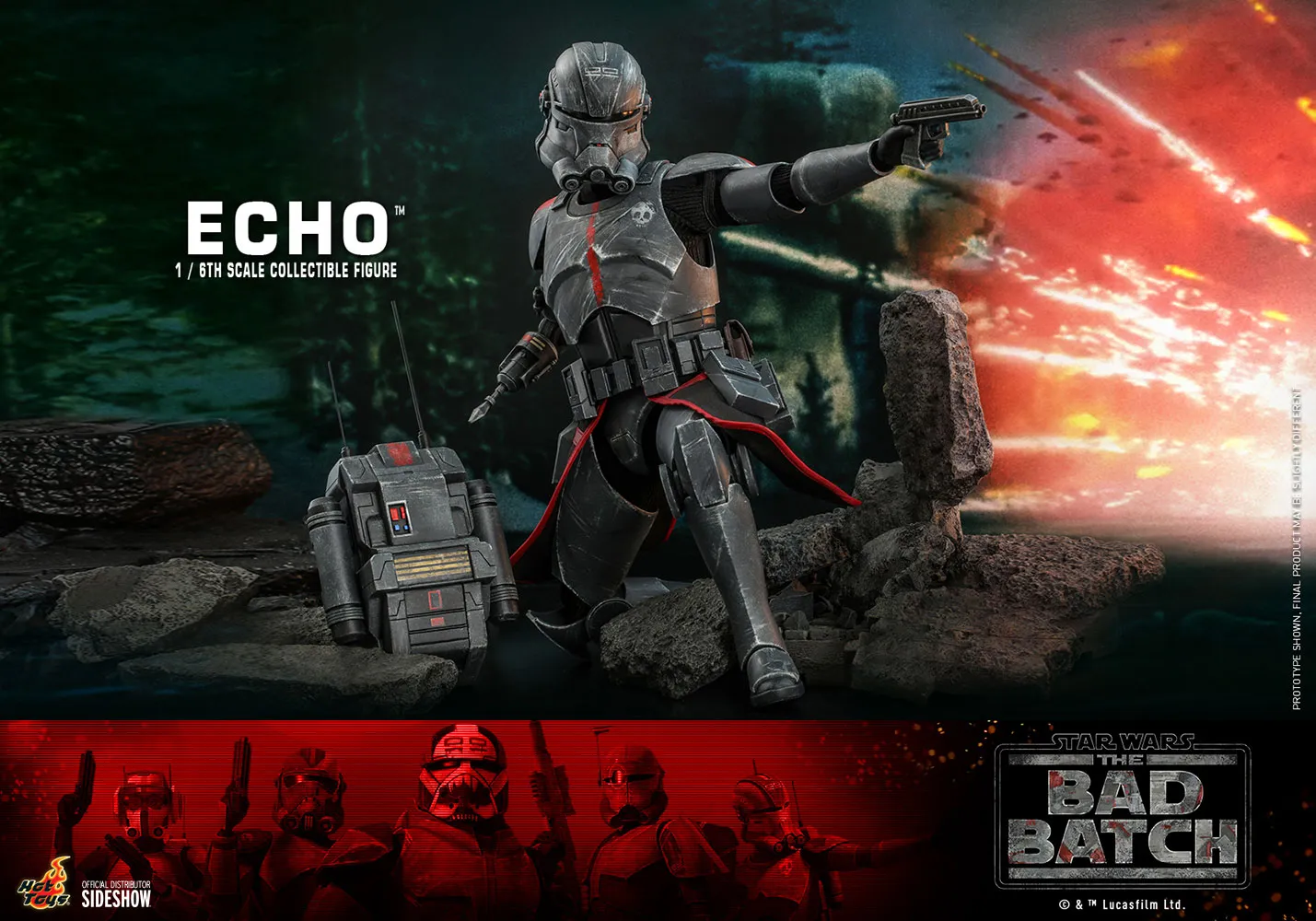 Коллекционные фигурки Star Wars: The Bad Batch Sideshow доступны для предварительного заказа