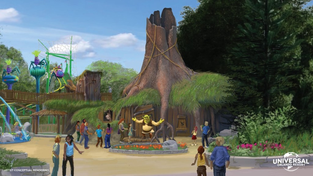 Universal Orlando Resort DreamWorks Land Attractions Detailed