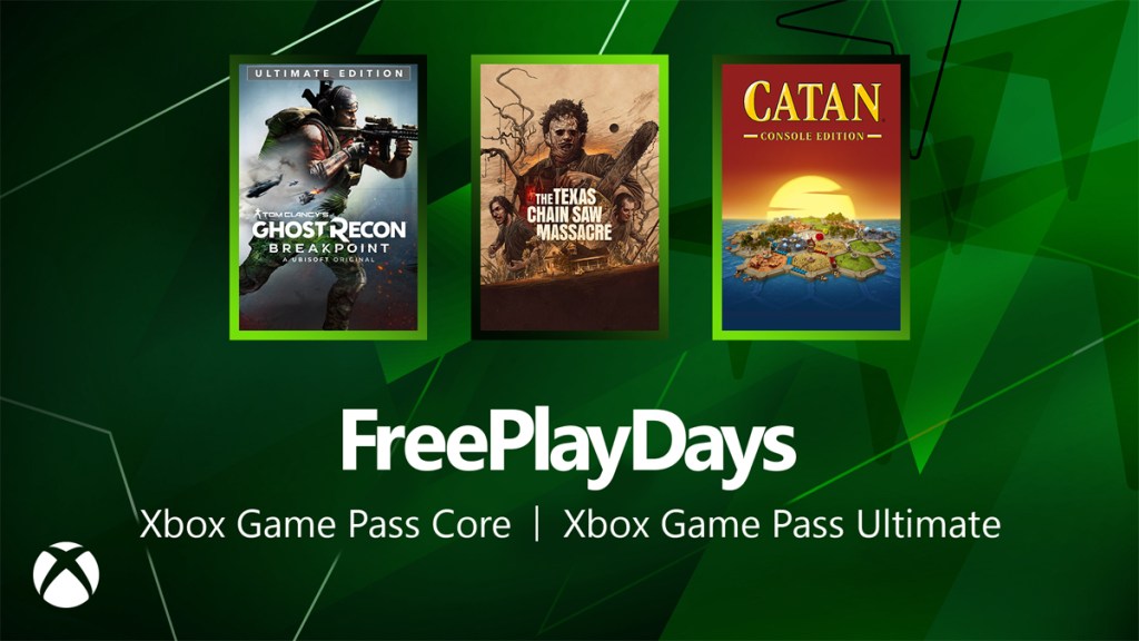 Xbox Game Pass Free Play Days features he Texas Chain Saw Massacre, Ghost Recon Breakpoint, and Catan – Console Edition