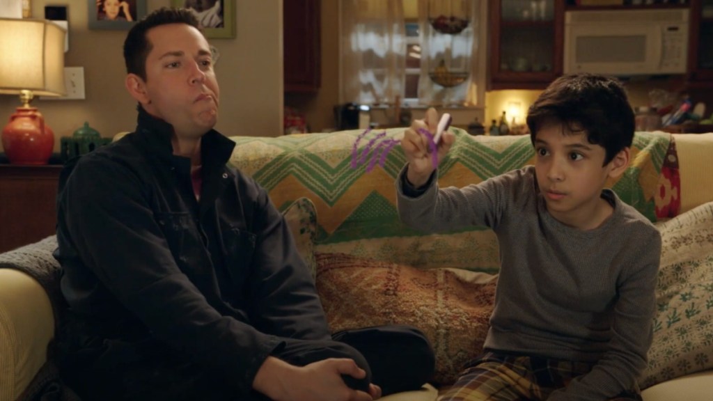 Zachary Levi in Harold and the Purple Crayon trailer