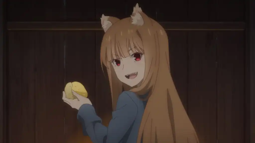 Holo in Spice and Wolf merchant meets the wise wolf