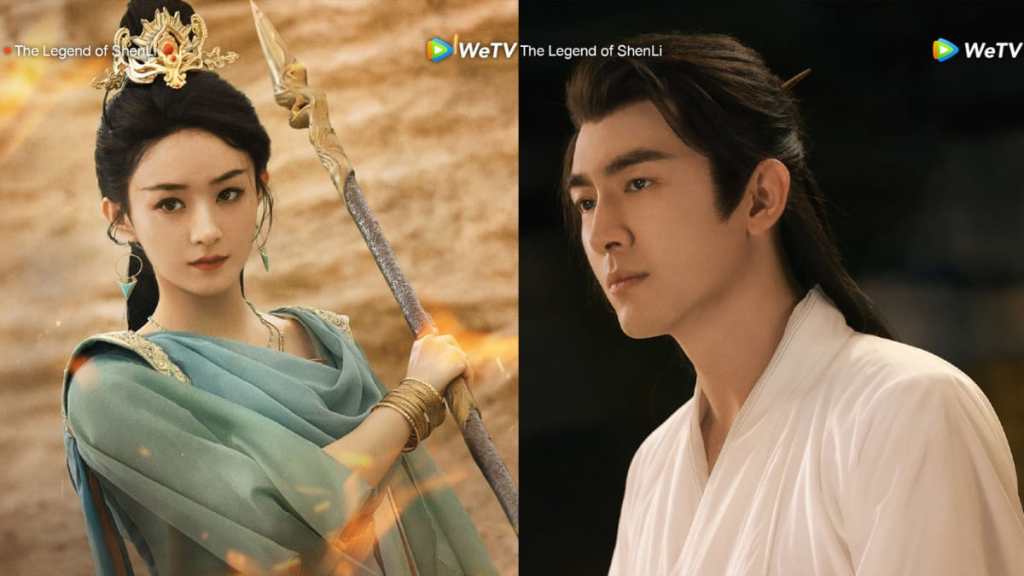 Zhao Liying and Lin Gengxin in The Legend of Shen Li