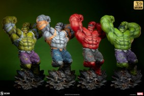 4 Marvel Hulk Premium Format Figures Unveiled by Sideshow Collectibles