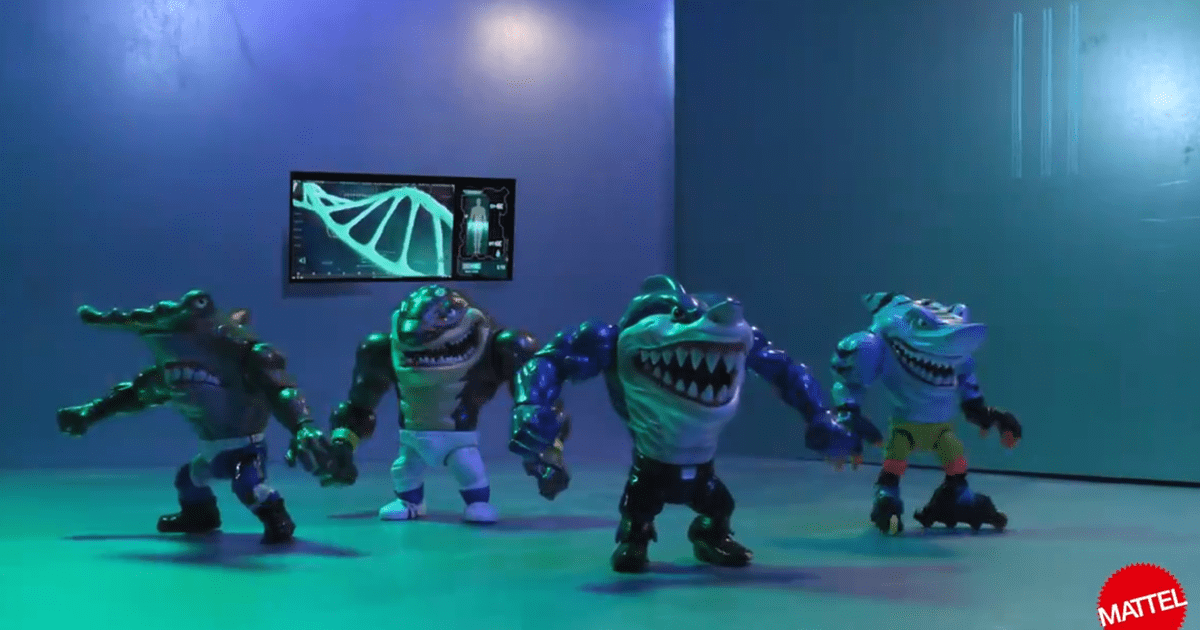 Les figurines Street Sharks de Mattel célèbrent le 30e anniversaire de la série
