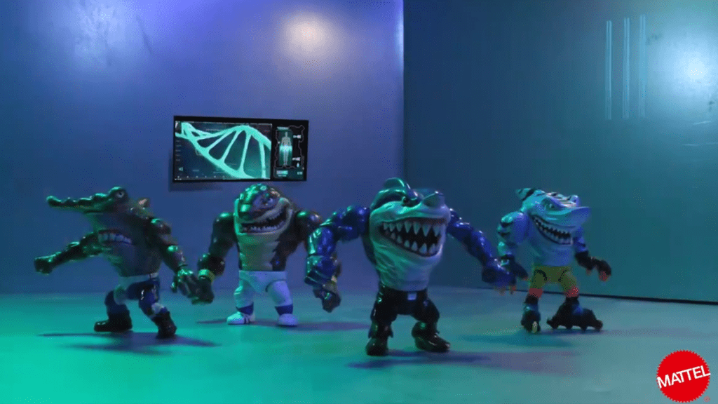 Street Sharks Figures From Mattel Celebrate Series’ 30th Anniversary